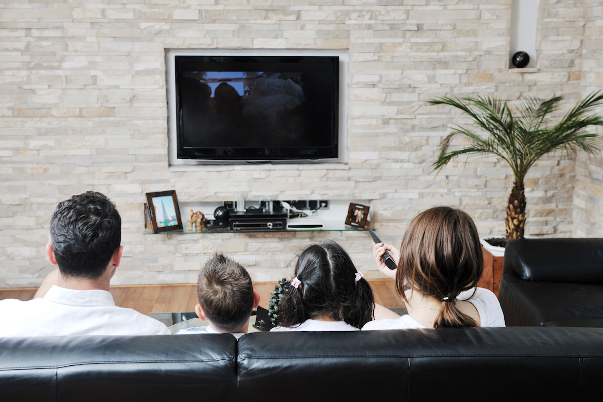 Watching TV